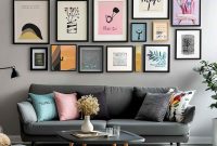 Stylish living room wall decor