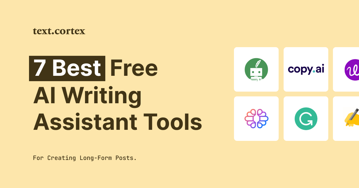 Top AI writing assistant tools 2026