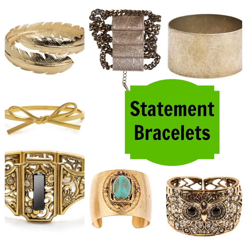 Statement bracelets for women
