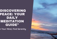 Benefits of meditation for daily life